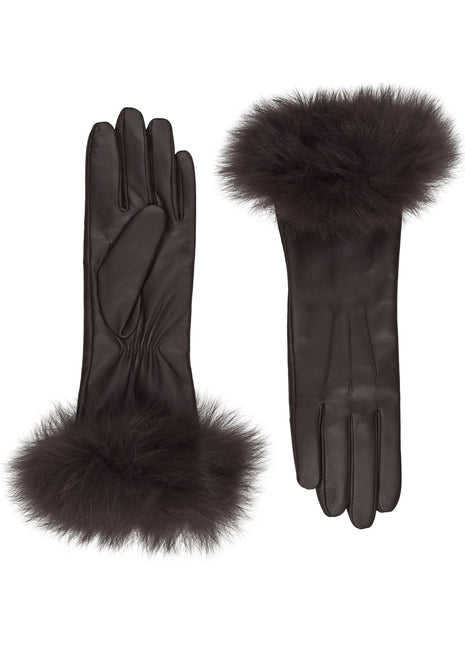 Kimberly | Lederhandschuhe | Nerzpelz | Damenhandschuhe