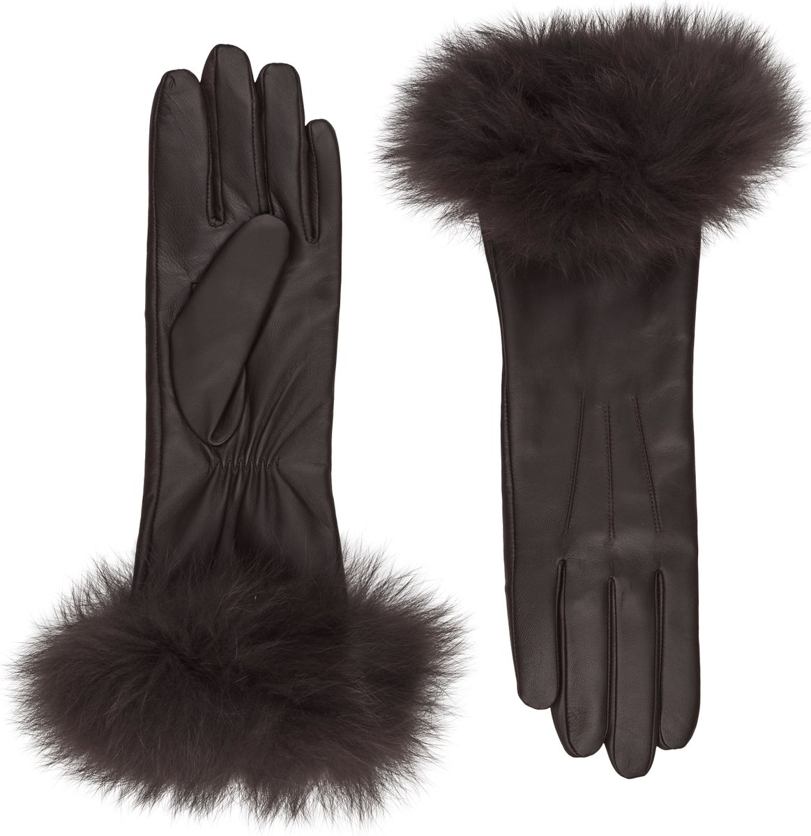 Kimberly | Lederhandschuhe | Nerzpelz | Damenhandschuhe