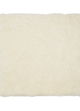 Stuhlauflage | Kurzhaar | Neuseeland | 40x40 cm Weiß