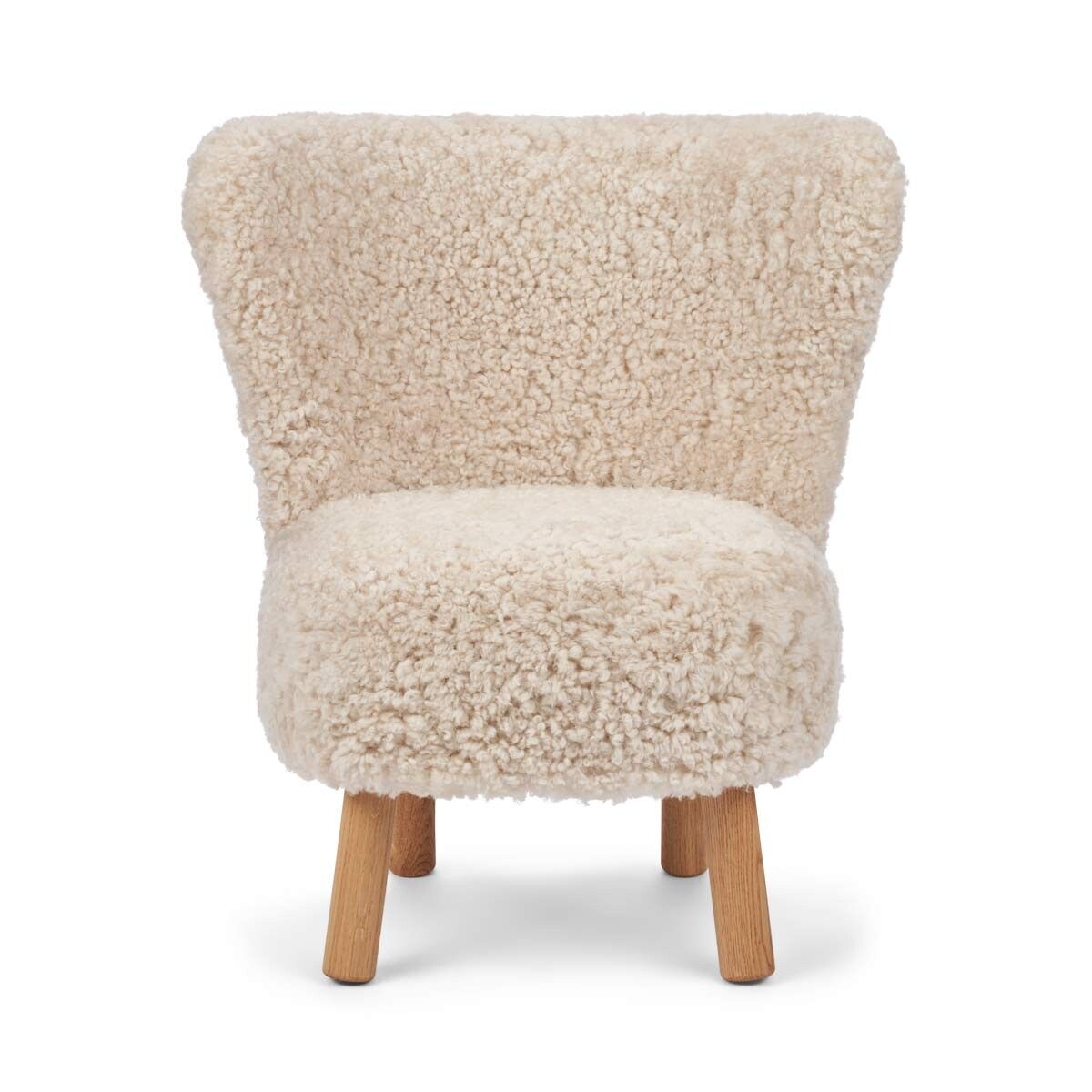 Emma Mini Loungsessel Perlweiß
