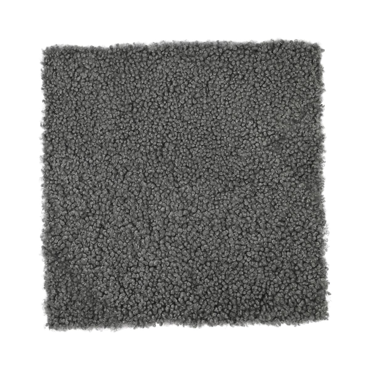 Stuhlauflage | Kurzhaar | Neuseeland | 40x40 cm Skandinavisch Hellgrau