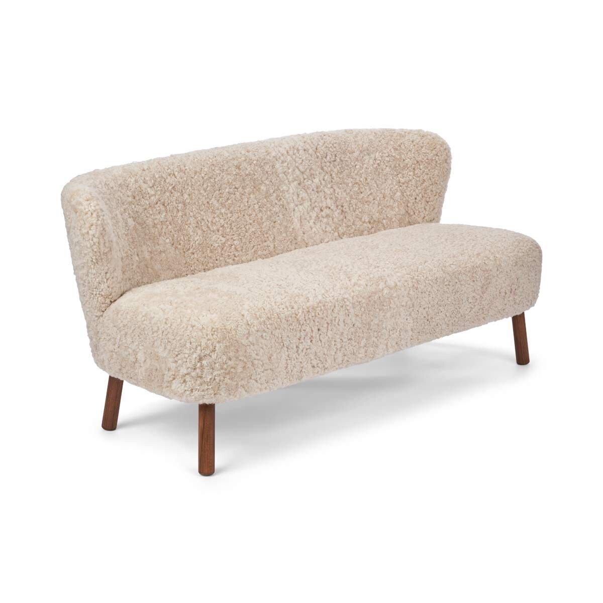 Emanuel Sofa | Zweisitzer | Design Möbel Perlweiß