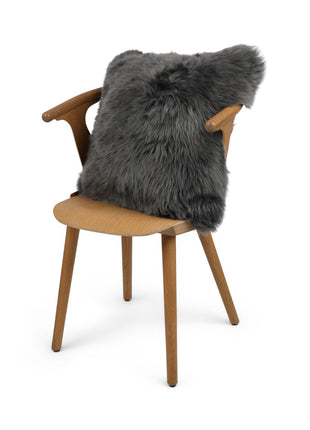 Fellkissen | Langhaar | Neuseeland | 50x50 cm Stahl