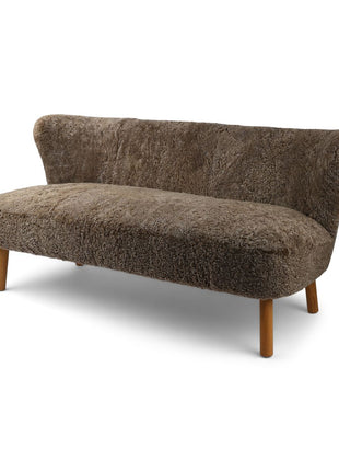 Emanuel Sofa | Zweisitzer | Design Möbel Taupe