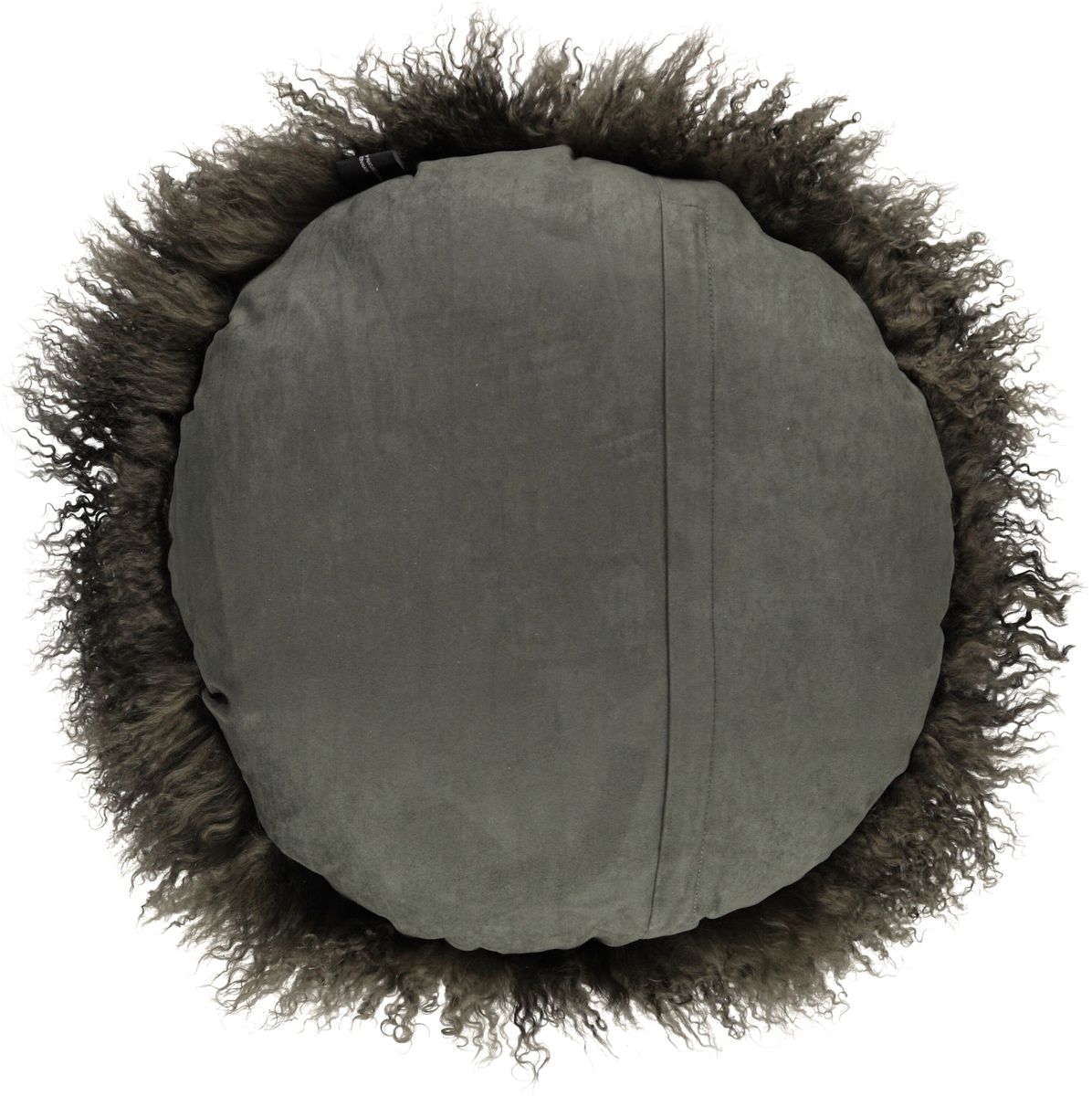 Lammfellkissen | Tibet | D38 cm | D45 cm | D62 cm Heckengrün