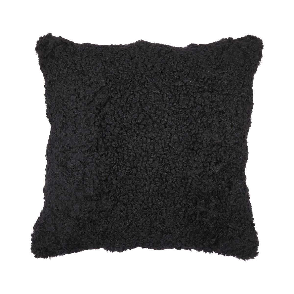 Fellkissen | Kurzhaar | Neuseeland | 50x50 cm Schwarz