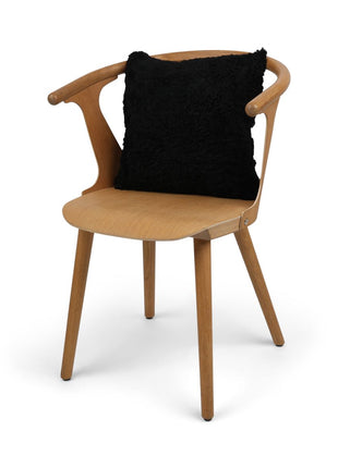 Fellkissen | Kurzhaar | Neuseeland | 40x40 cm Schwarz