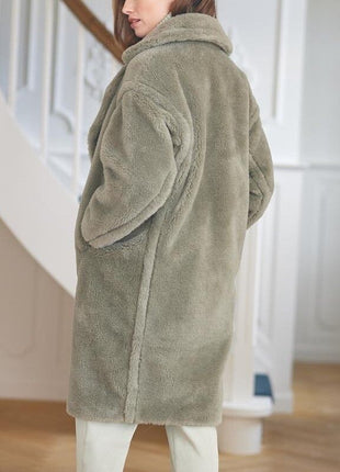 Donna Mantel | Lammwolle Minze