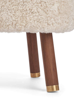 Emil Loungesessel | Premium Lammfell | Kurzhaar Beige