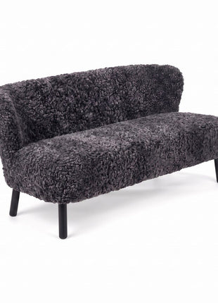 Emanuel Sofa | Zweisitzer | Design Möbel Anthrazit