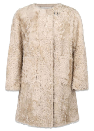 Brenda Jacke | Kalgan Lammfell Beige