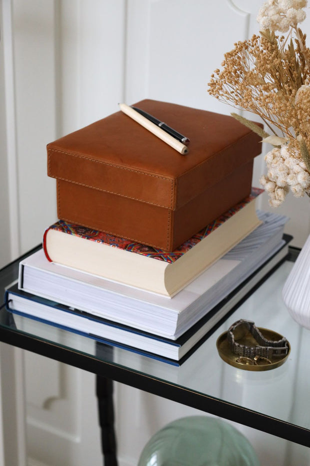 Dokumentkästchen aus Leder
