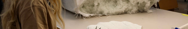 Herstellung eines Fellkissen