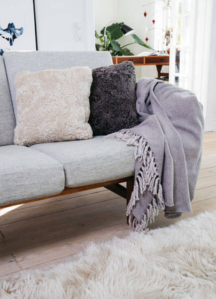 Lammfellkissen | Kurzhaar | Neuseeland | Doppelseitig | 40x40 cm - Lammfellhaus.de