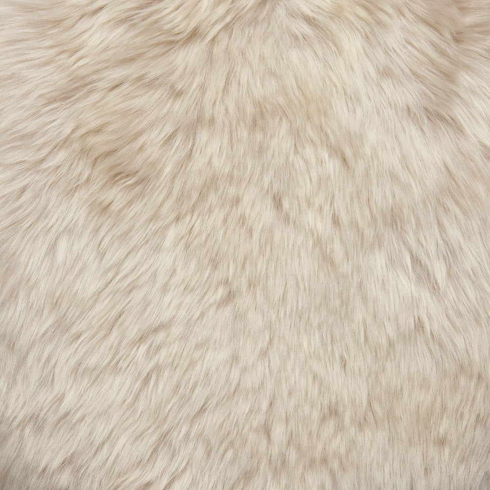 Langhaar Lammfell aus Neuseeland in Beige