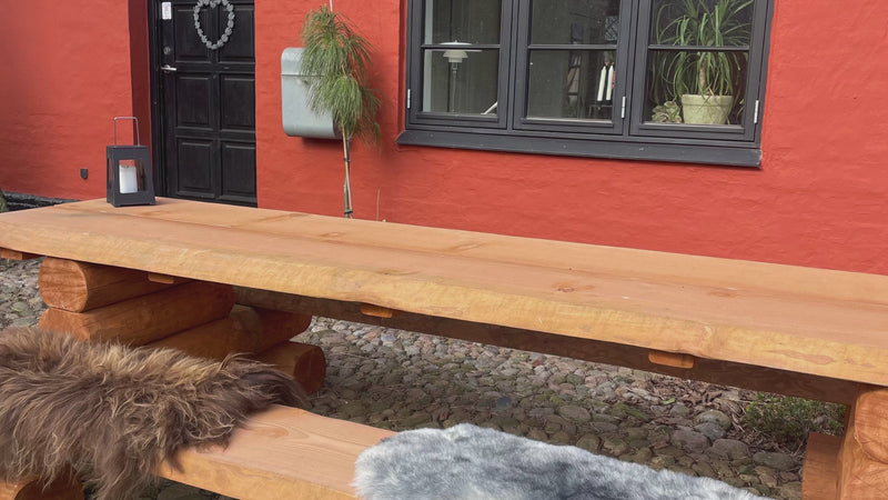Lammfelle für Garten und Terrasse