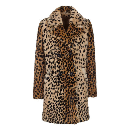 NC Fashion Chrystal Coats Leopard